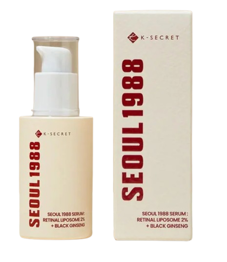 ksecret-removebg-preview KSECRET - SEOUL 1988 Serum : Retinal Liposome 2% + Black Ginseng - الصورة 1